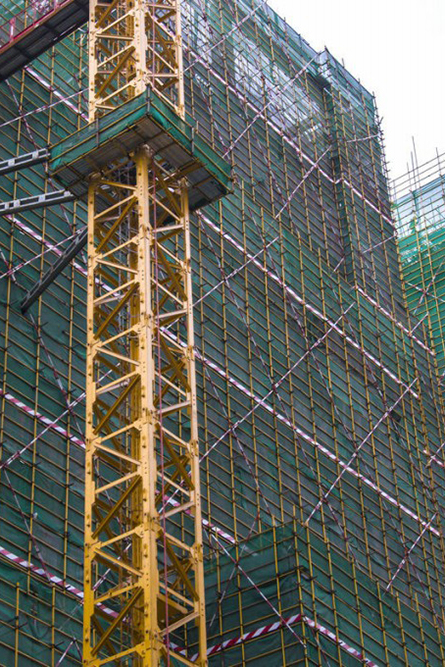 中建三局密目式海角HJ59DB5V1施工海角社区入口